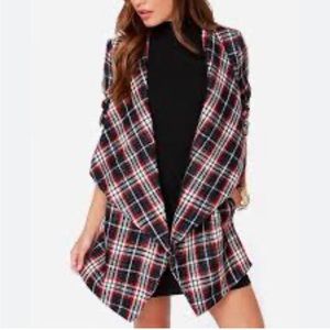 Lined jacket no buttons or snap